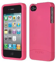 Incipio EDGE PRO Hard Shell Soft-Touch w/Stand for iPhone 4/4S (Pink) - £7.11 GBP