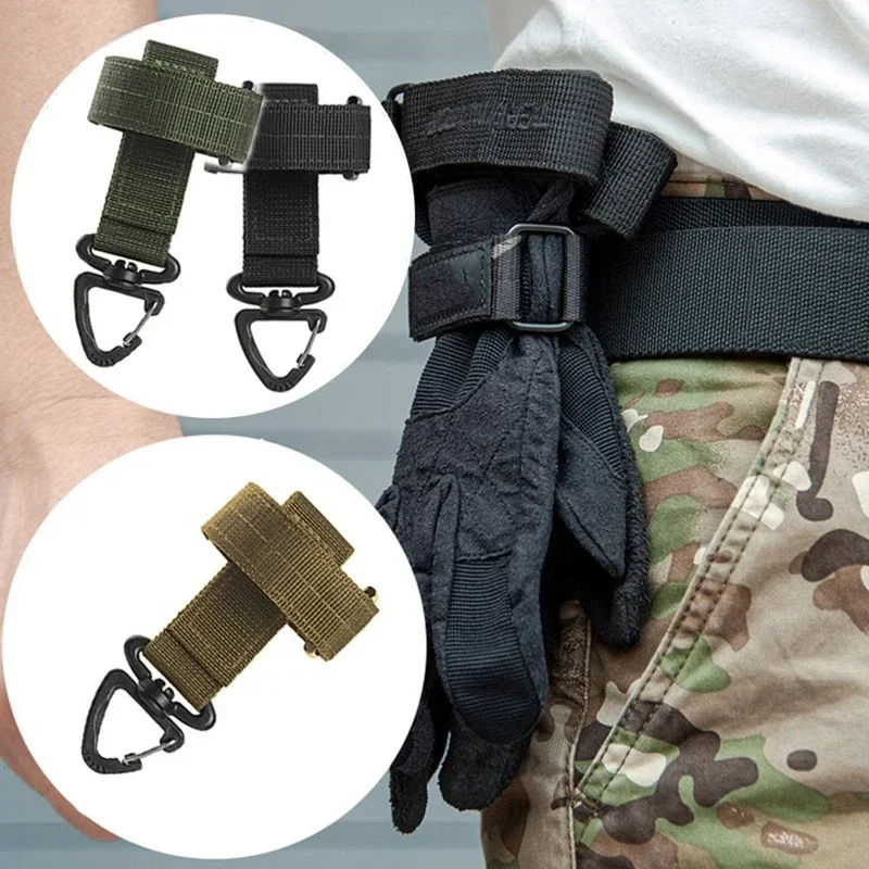 Mountaineering Buckle Outdoor Keychain Tactical Gear Clip Keeper Pouch Belt Keyc - £2.28 GBP+