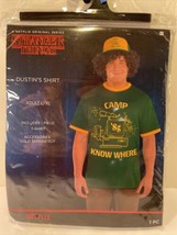 Stranger Things Dustin&#39;s Shirt Adult L/XL Halloween Costume Dress Up New - €6,83 EUR