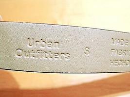 Womens Urban Outfitters Brown Calf Hair Leopard Print Belt Brass Buckle ... - £13.05 GBP