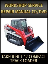 Takeuchi TL12 Compact Track Loader Service Repair Manual on CD - £16.44 GBP