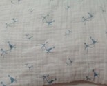 Aden &amp; Anais Baby Blanket Cotton Muslin blue people kids children on white  - $25.73