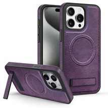 eprodeallsaperecommen For iPhone 15 PRO (Color: DARK PURPLE) Trendy Leat... - $836.54 MXN