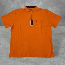 Mens large turtleson Beachcomber polo color sunset orange - $75.00