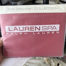 New RALPH LAUREN SPA Organic Queen Flat Sheet Cinnabar Red Certified By IMO - $65.00