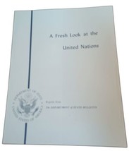 1966 US Dipartimento Di Stato Bacheca Un Fresco Look At The United Nazioni - £17.66 GBP