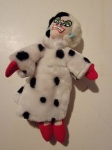 Disney Store 101 Dalmatians Cruella Deville Bean Bag Plush Toy Doll Disn... - $24.50