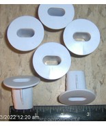 6 rOund Cable Bushings 1 1/4&quot; DUAL FEED Bushing for Cat 5 6 7 Coax White... - $273.11 MXN