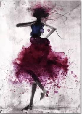 HQ Canvas Print Wall Art WATERCOLOR BALLERINA FRAME AVAILABLE Item image 4
