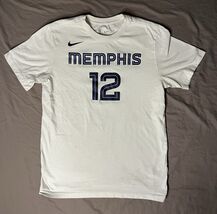 Nike Memphis Grizzlies Ja Morant T Shirt Men’s Medium White Short Sleeve... - $21.02 CAD