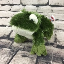 Ganz Webkinz Lil’ Kinz Frog Green Shaggy Stuffed Animal Toad Soft Toy - $6.92