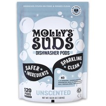 Molly&#39;s Suds Dishwasher Pods | Clean Dishwasher Detergent, Cuts Grease &amp;... - $47.99