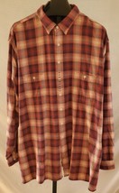 NWT Polo Ralph Lauren Red Navy Blue Plaid Shirt Men Size 4XLT Button down - $44.54