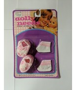 Dollys Fashion by Totsy, Dolly Needs Baby booties with socks Fits 12&quot; 14... - £9.33 GBP