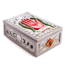 Luxurious Polyresin Tarot Box - Silver - £30.88 GBP