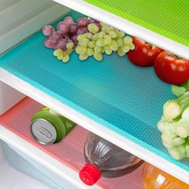 16 Pcs Refrigerator Liners Mats Washable, Refrigerator Mats Liner Waterproof Oil - £15.16 GBP