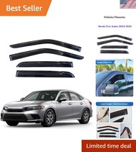 Self-Adhesive Rain Guards for Honda Civic Sedan 2022-2025 - Easy Install! - $55.50