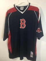 Boston Red Sox Majestic Adult V-NECK Jersey New &amp; Officially Licensed Large Nwt - £19.07 GBP