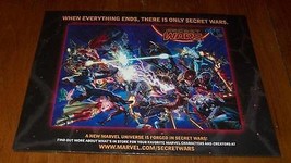 Marvel Comics Secret Wars #1 Battleworld Comic Con Promo Poster 13&quot; X 20&quot; New - £11.87 GBP
