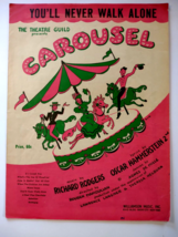 You&#39;ll Never Walk Alone Carousel Sheet Music 1945 Rogers and Hammerstein - $13.32