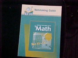 McDougal Littell Middle School Math, Course 3: Notetaking Guide, Student Edition - £11.83 GBP