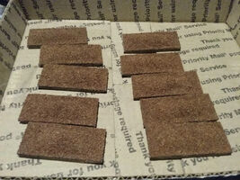 HO scale iron ore loads for AHM ore jenny - Handmade Set Of 10 - $12.50