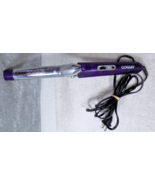 Vtg Conair Curling Iron 1&quot; Chrome Barrel Metallic Purple Handle 1 Heat S... - €9,28 EUR