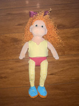 2001 Ty Beanie Boppers DAZZLIN&#39; DESTINY Beanbag Plush Toy Doll 13&quot; Tall Red Hair - £11.44 GBP