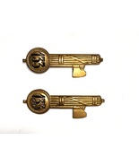 WWII 133 Regiment Italian Fascist Uniform Brass Shoulder Bars - $200.00