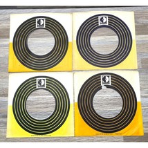 Decca Records Company 45 RPM Vinyl Record Sleeves Yellow Circle Lot of 4 - £7.82 GBP
