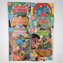 Batman and The Outsiders Lot 2 6 7 12 13 14 DC Comics 1980&#39;s Bronze Age ... - $19.79
