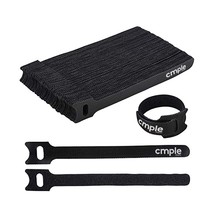 Cmple - 50PCS Reusable Cable Ties, Nylon Adjustable Cord Organizer Ties, Mult... - £17.35 GBP