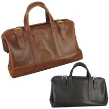 Leather Handbag ~ Travel Duffle &amp; Carry On Bag Style Class Storage Usa Handmade - £349.31 GBP