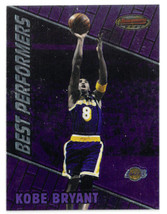 Kobe Bryant 1999-00 Bowman&#39;s Best Performers Foil Card #95 (Los Angeles Lakers) - £27.22 GBP