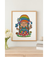 Rainbow Gnome Cross Stitch Pattern | Peace & Love Embroidery PDF - €4,28 EUR Rainbow Gnome Cross Stitch Pattern | Peace & Love Embroidery PDF - €4,28 EUR