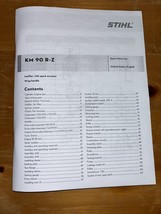 KM 90, KM90 Kombi STIHL Illustrated Parts Manual 4180 - $13.61