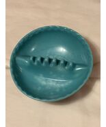 Vtg 70s Melamine Ashtray 7&quot; Willert Home Product Inc No 99 Turquoise - $30.66 CAD