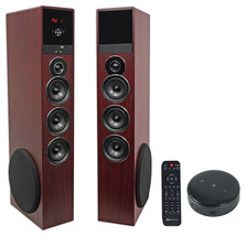 Rockville TM150C Home Theater Buetooth Tower Speakers + 10&quot; Sub + Wifi R... - $652.99