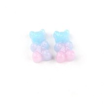 Anykidz 10pcs Blue Pink Bear Shoe Charm Accessories Jeans Clogs Pendants... - $20.90