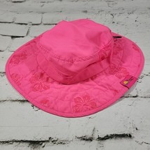 Sun Protection Zone Childs Safari Hat Bright Pink Bucket Sunhat  - £11.63 GBP