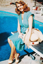 Rita Hayworth vintage 4x6 inch real photo #334305 - £3.75 GBP