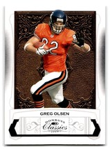 2009 Donruss Classics #17 Greg Olsen - £1.32 GBP