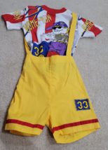 90s Vintage Allura Creations 2 Piece Playsuit Size 5 Made in HONG KONG - £36.74 GBP