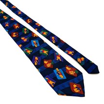 Pooh Mens Necktie Disney Vintage Accessory Office Work Casual Dad Gift Novelty - £10.47 GBP