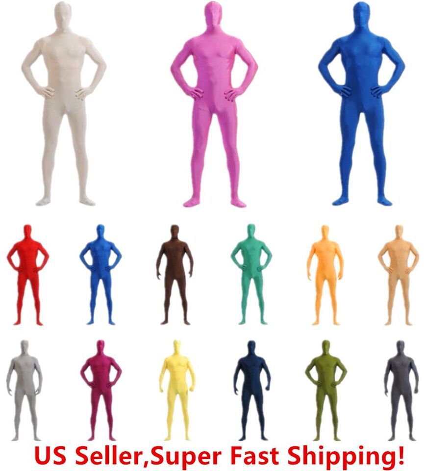 DH Zentai Suit Men's  Women's Spandex Halloween Full Body Costume