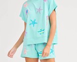 Mary Square Emily Top And Short Set Sea Life - $1,237.30 MXN