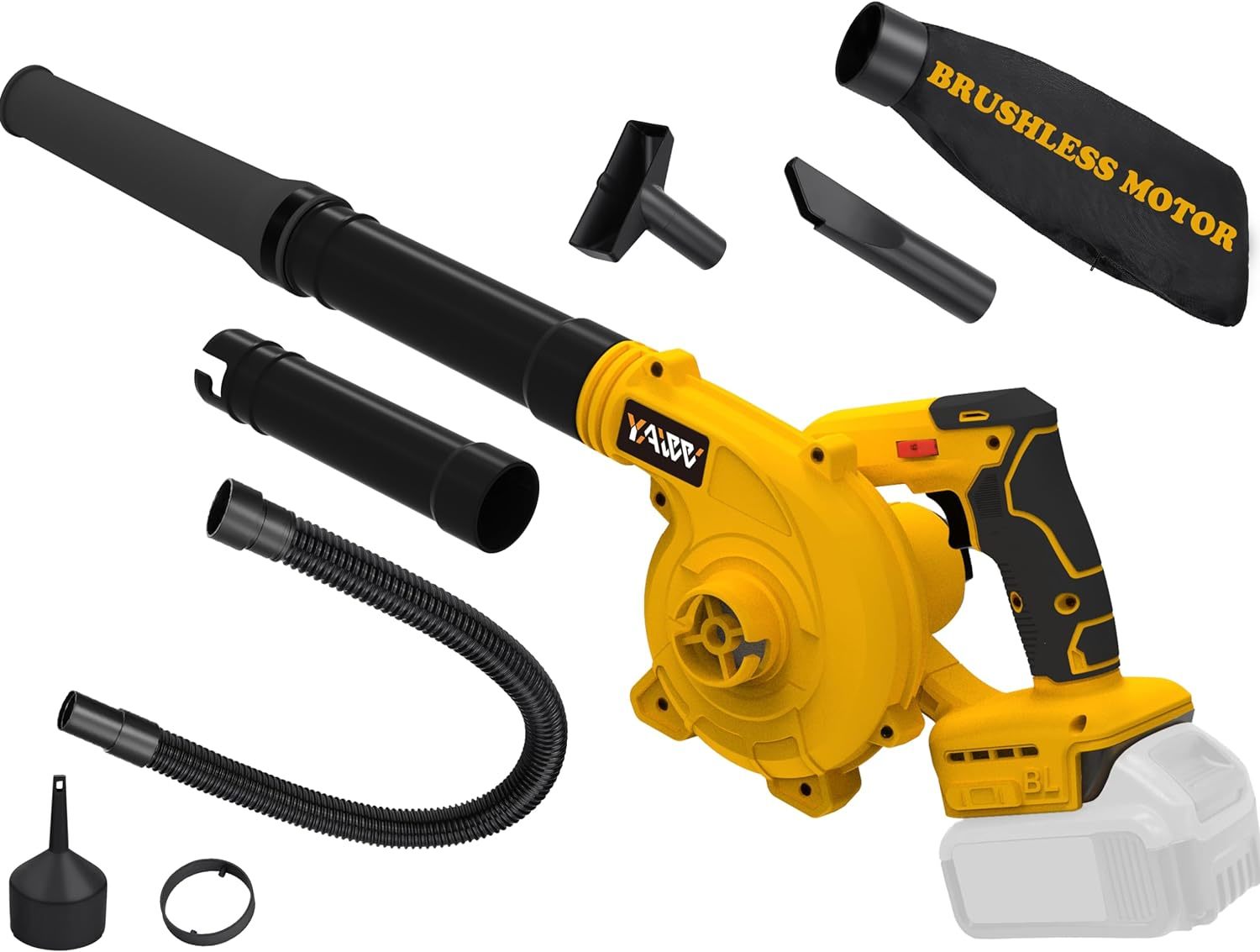 Cordless Leaf Blower For Dewalt 20V Max Battery, Jobsite, Battery Not In... - $55.99