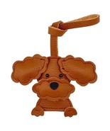 Do Everything In Love Vegan Leather Brown Dog Bag Charm - $20.31 CAD