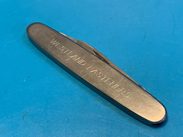 Vtg Advertisement Westland Fasteners 2 Blade Folding Pocket Knife Stainless - £19.94 GBP