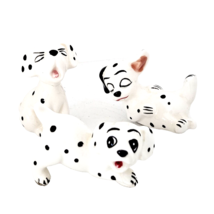 Vintage Walt Disney Japan 101 Dalmations Set Of 3 Ceramic Puppy Figures - $36.57